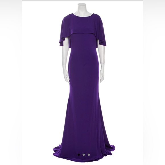 Jovani gown in Violet Purple size 6. This gown is fitted at hip then flares. - Picture 1 of 3